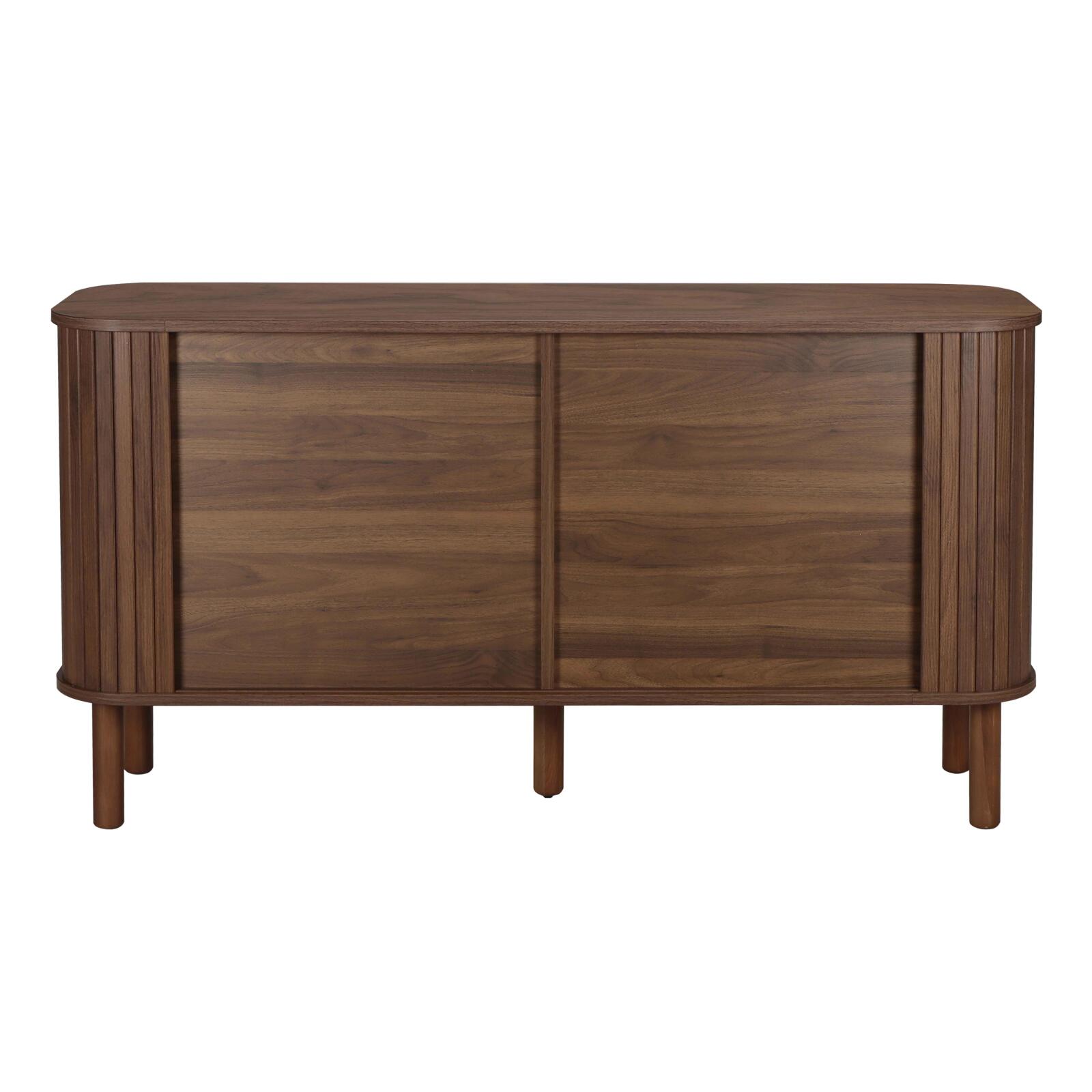 Buffet effet bois 2 portes 140 cm 