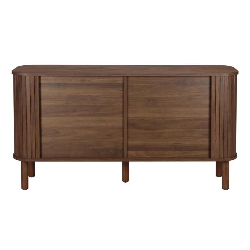 Buffet effet bois 2 portes 140 cm