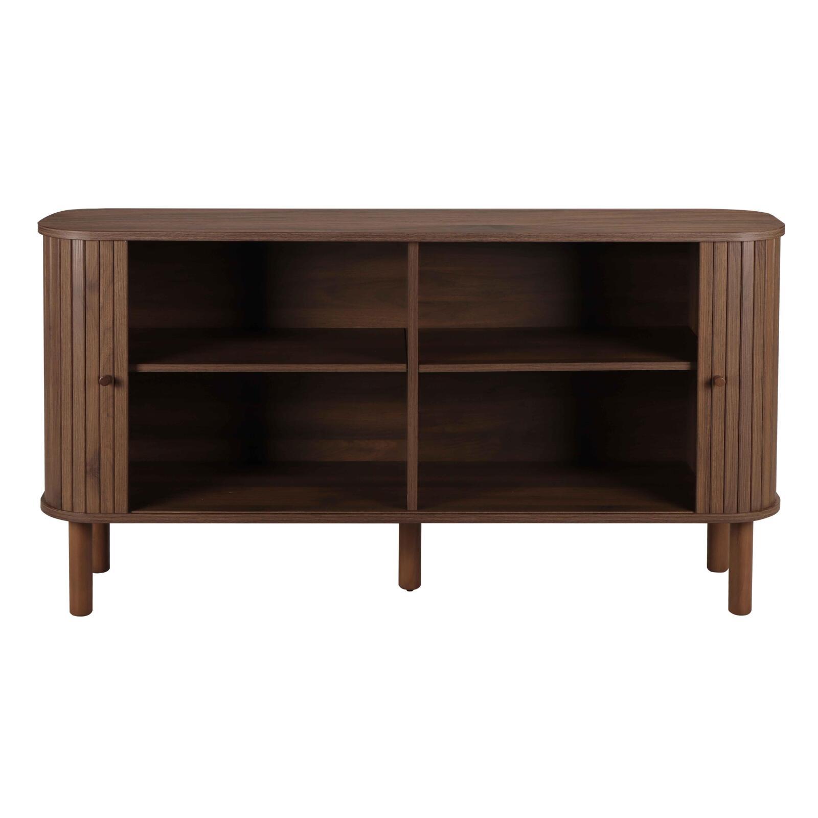 Buffet effet bois 2 portes 140 cm 