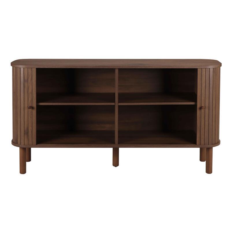 Buffet effet bois 2 portes 140 cm