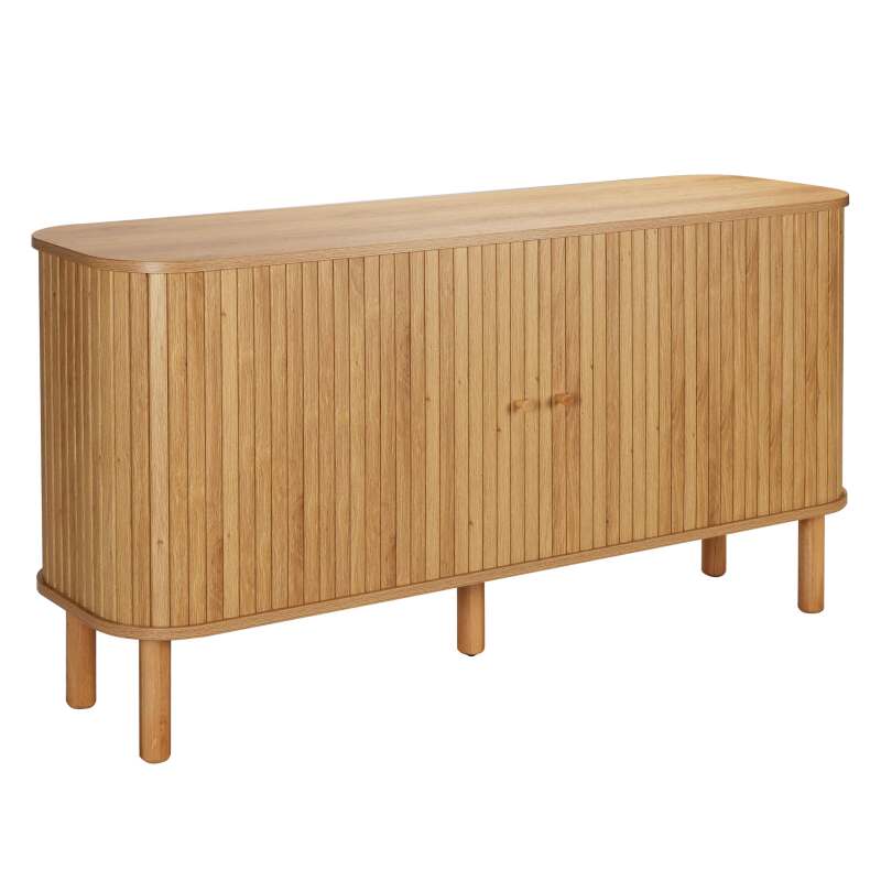 Buffet effet bois 2 portes 140 cm 