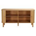 Buffet effet bois 2 portes 140 cm 