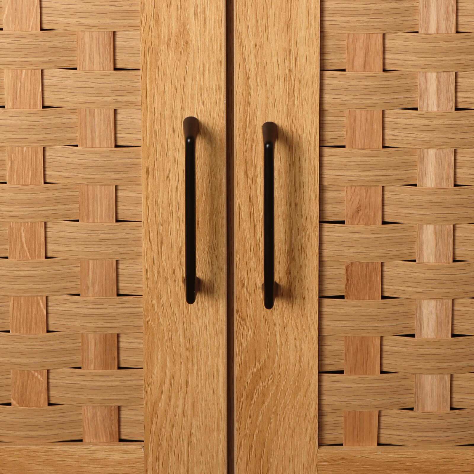 Buffet effet bois 2 portes 150 cm 