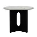 Table basse effet marbre ronde Ø50 x 40 cm