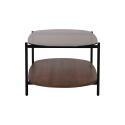 Table basse en verre ovale 120 x 55 x 40 cm