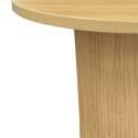 Table basse effet bois FSC® ronde 70 x 70 x 45 cm