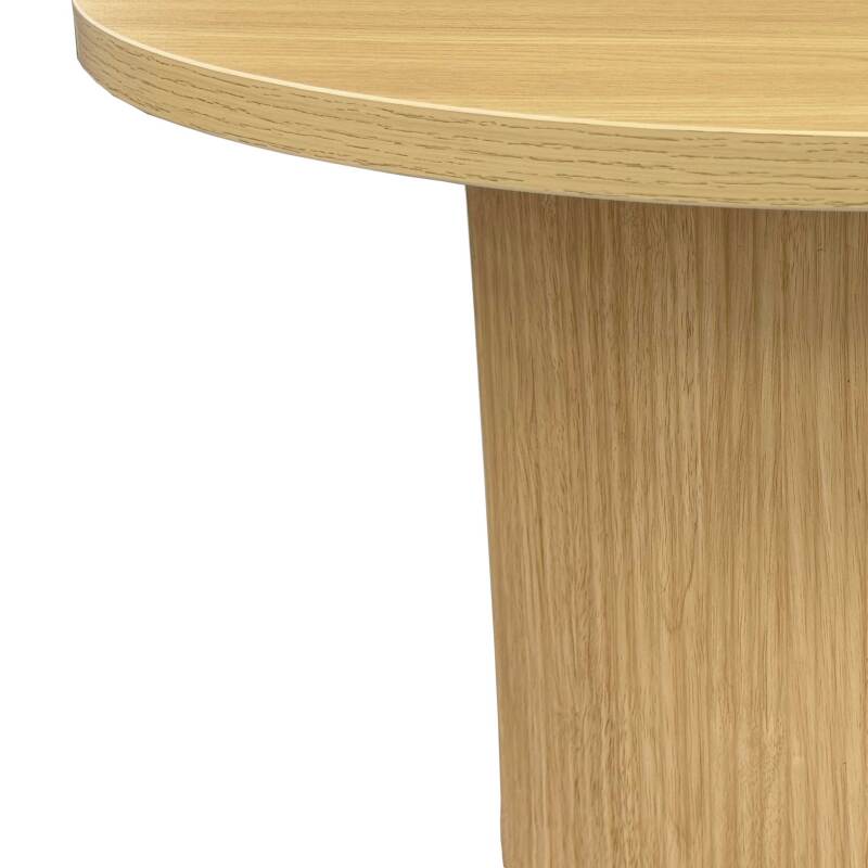 Table basse effet bois FSC® ronde 70 x 70 x 45 cm