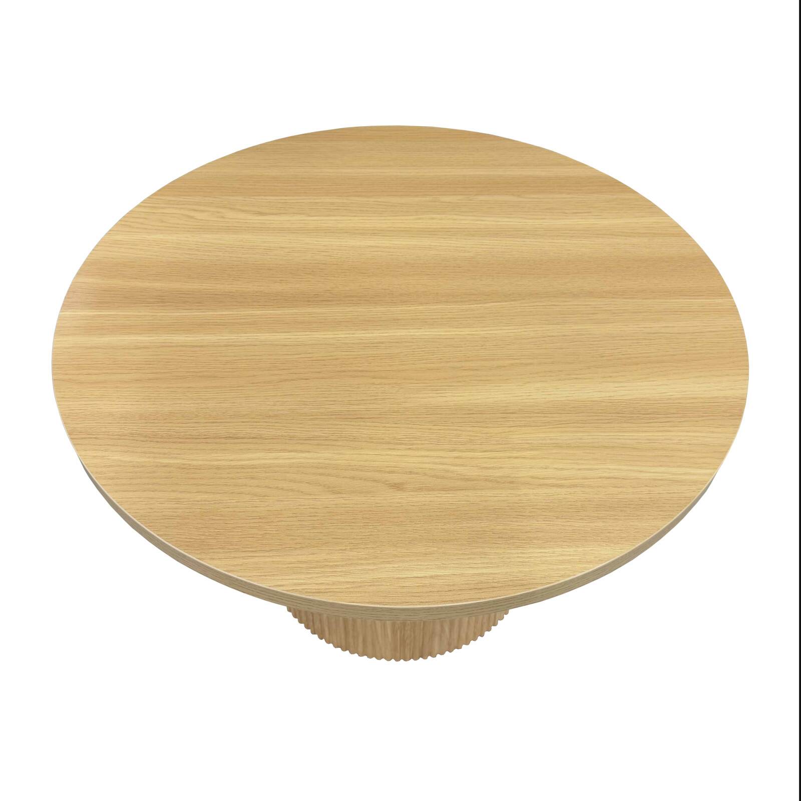Table basse effet bois FSC® ronde 70 x 70 x 45 cm