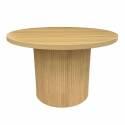 Table basse effet bois FSC® ronde 70 x 70 x 45 cm