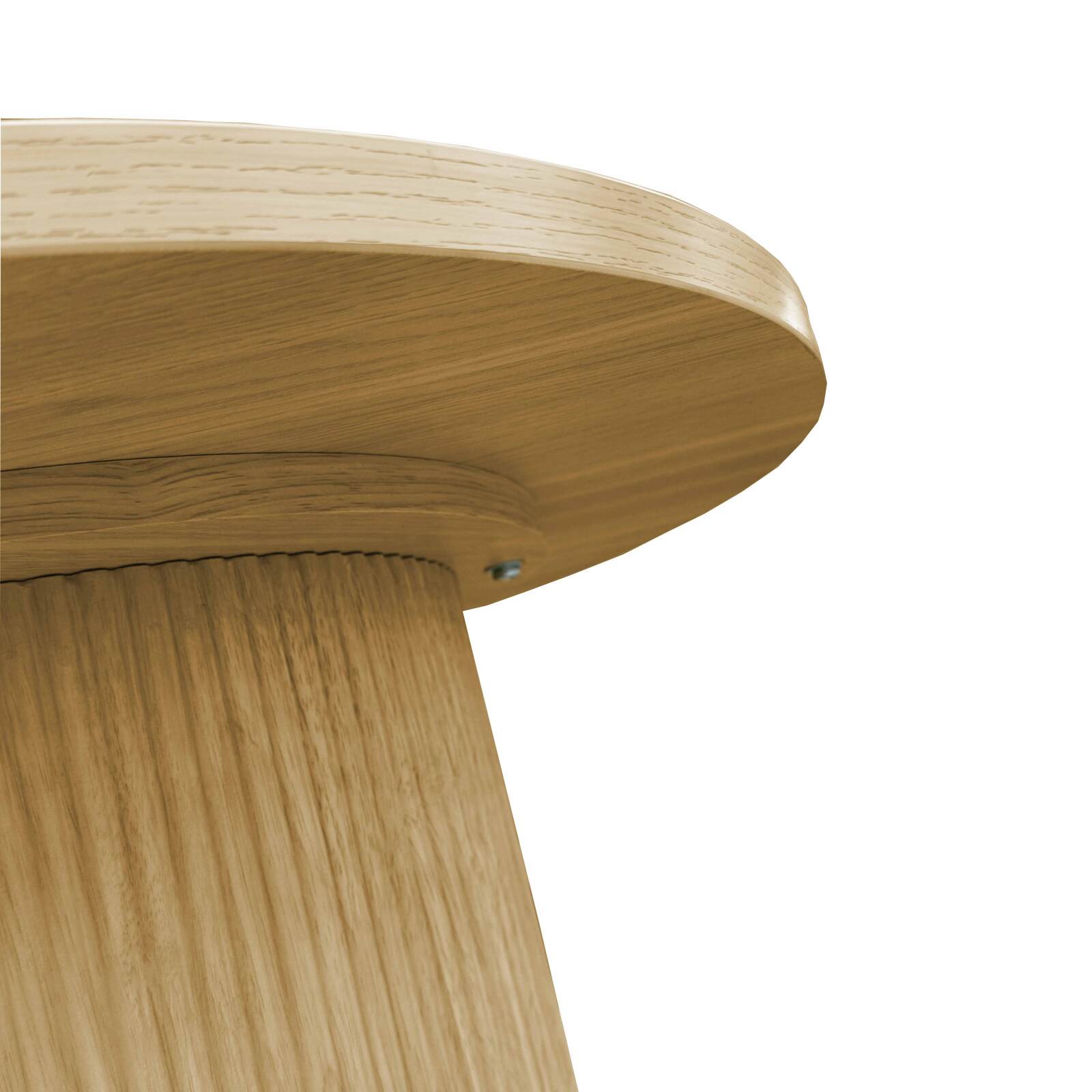 Table basse effet bois FSC® ronde 70 x 70 x 45 cm