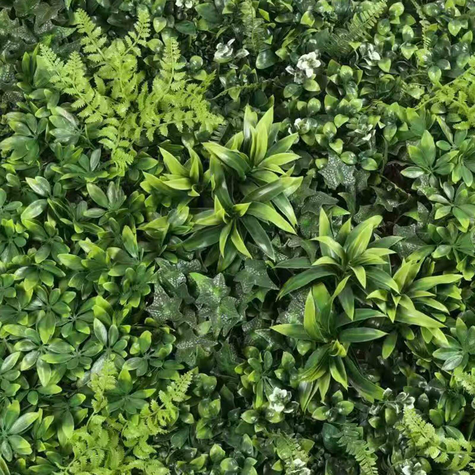 Mur végétal artificiel feuillage élégant premium intérieur et extérieur 100x100 cm