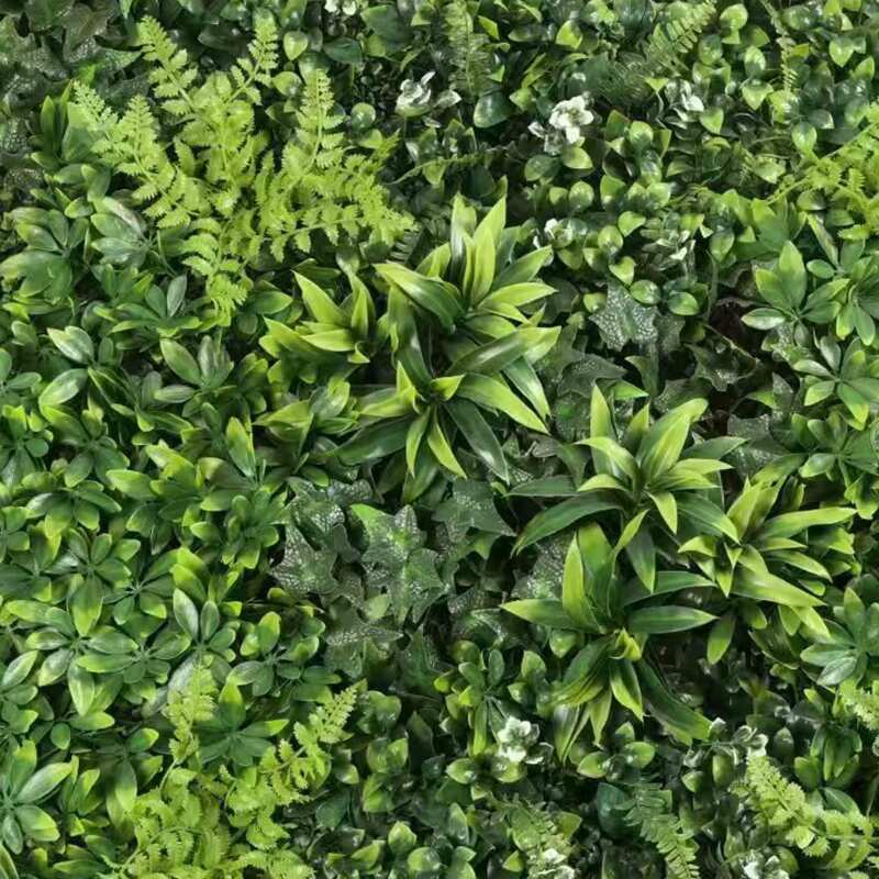 Mur végétal artificiel feuillage élégant premium intérieur et extérieur 100x100 cm