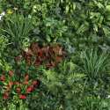 Mur végétal artificiel nature fleurie prémium intérieur et extérieur 100x100 cm