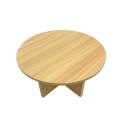 Table basse effet bois ronde Ø80 x 45 cm   