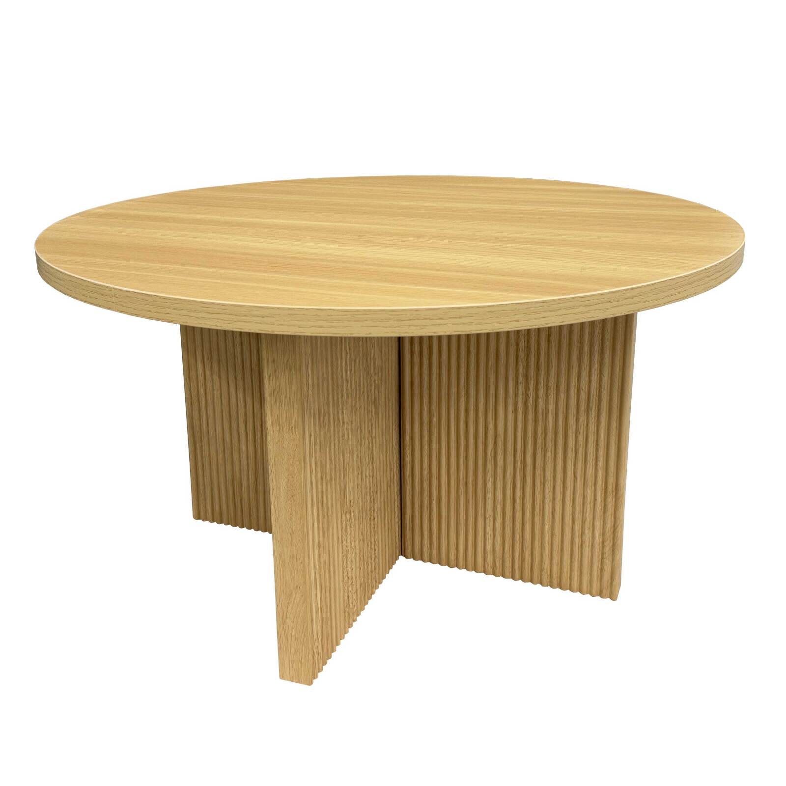 Table basse effet bois ronde Ø80 x 45 cm   