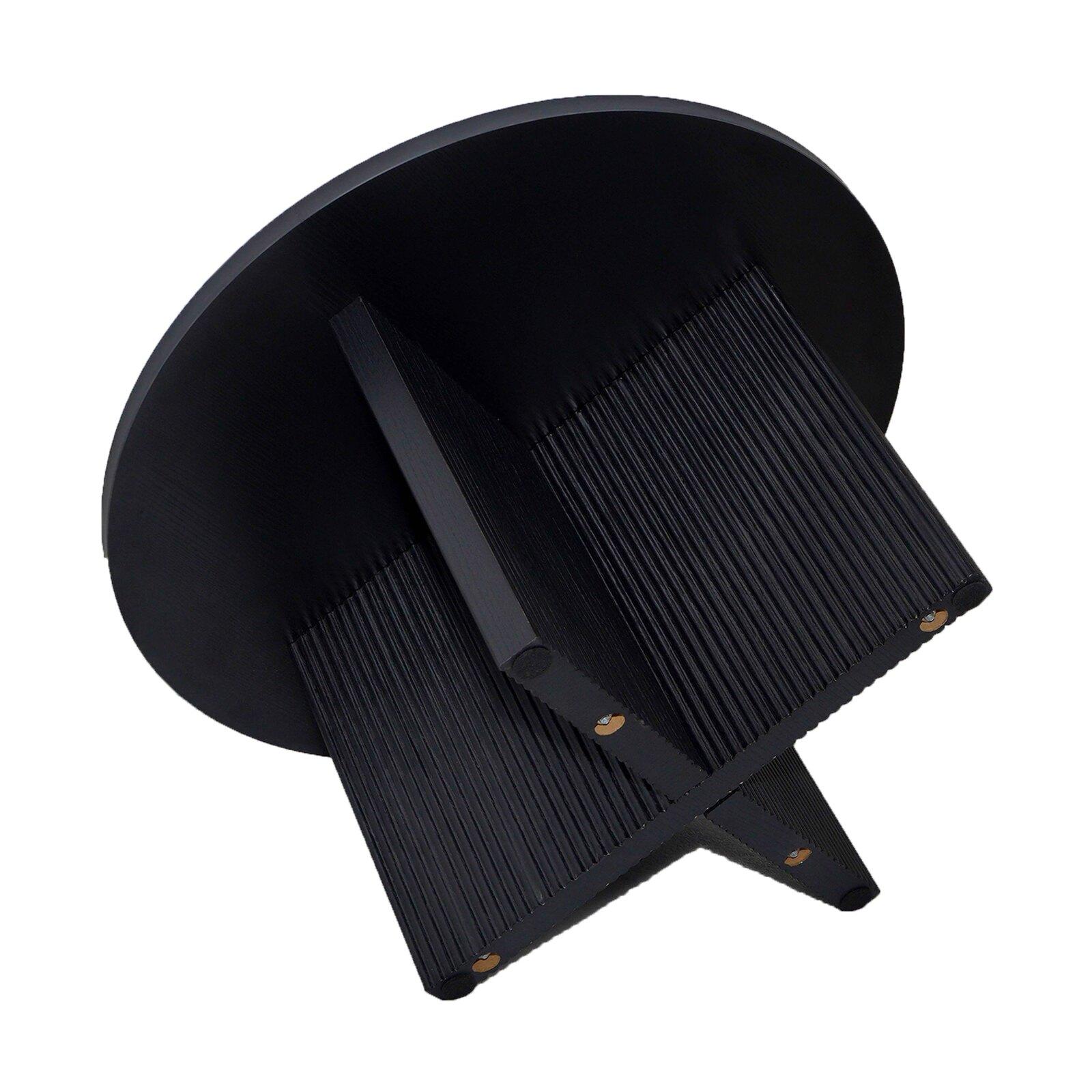 Table basse effet bois ronde Ø80 x 45 cm   