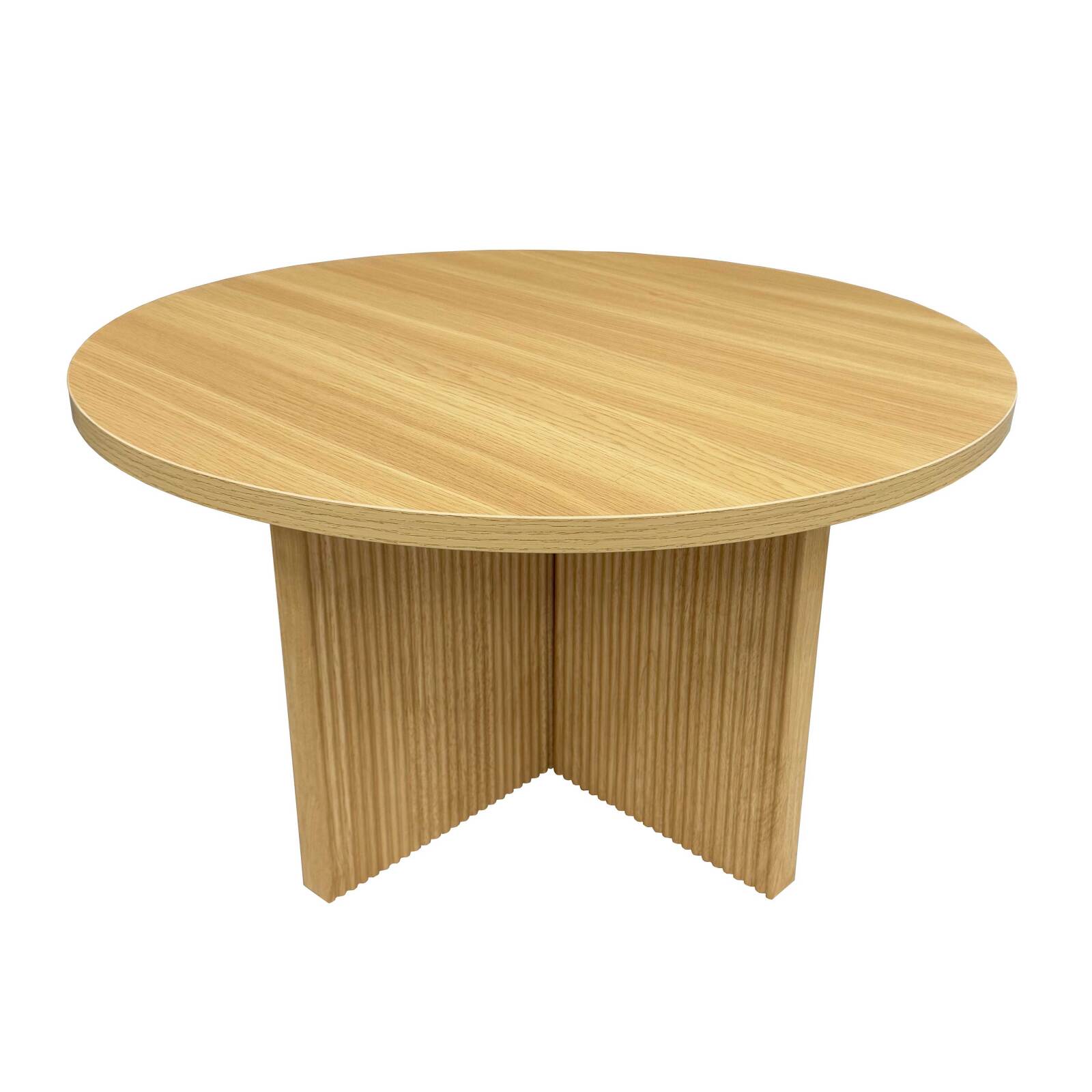 Table basse effet bois ronde Ø80 x 45 cm   