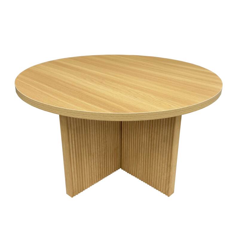 Table basse effet bois ronde Ø80 x 45 cm   