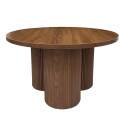 Table basse effet bois ronde Ø80 x 45 cm   