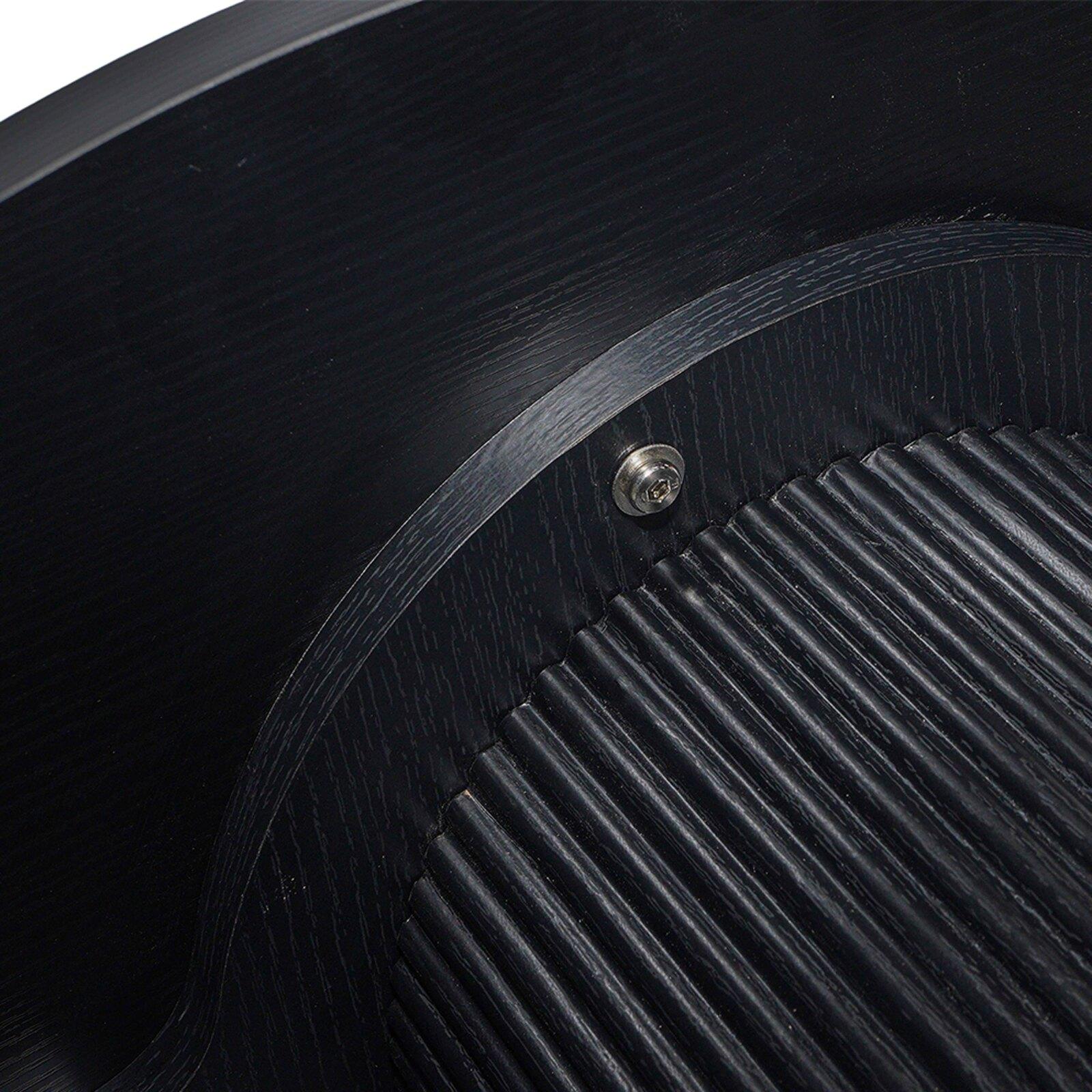 Table basse effet bois ronde Ø80 x 45 cm   