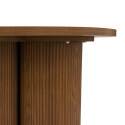 Table basse effet bois ronde Ø80 x 45 cm   