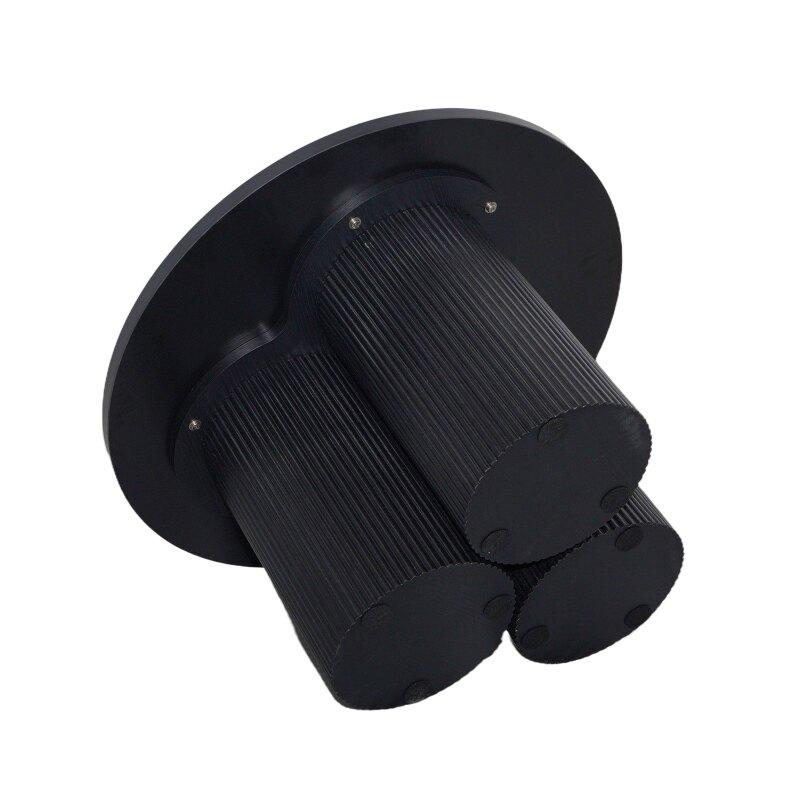 Table basse effet bois ronde Ø80 x 45 cm    (2/7)