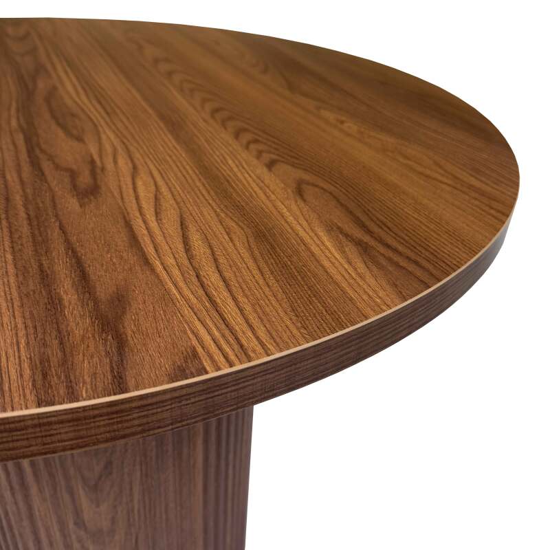 Table basse effet bois ronde Ø80 x 45 cm   