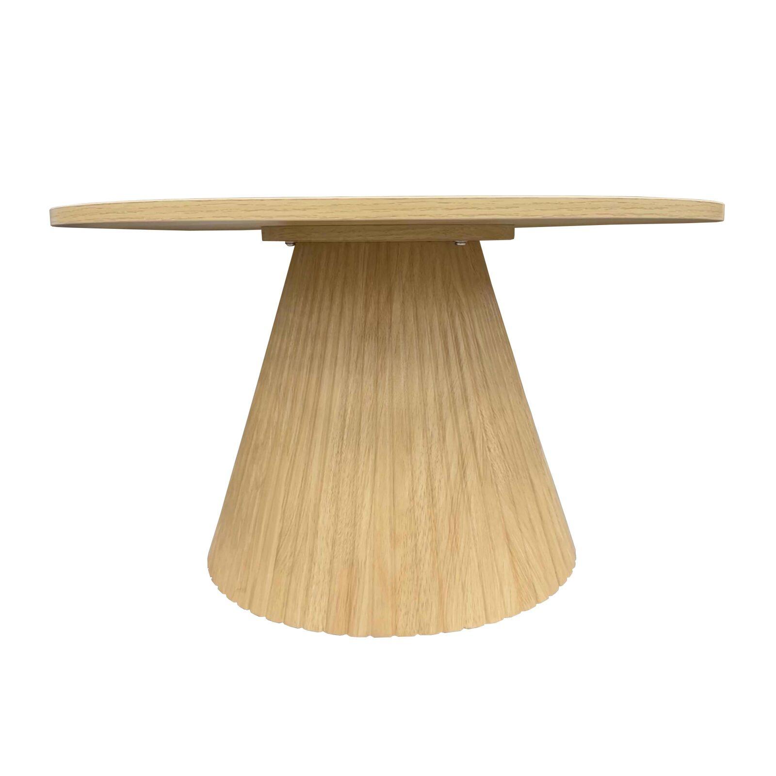 Table basse effet bois ronde Ø80 x 45 cm   