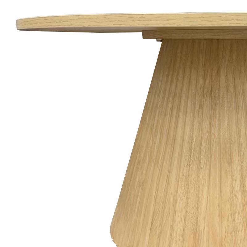 Table basse effet bois ronde Ø80 x 45 cm    (6/7)