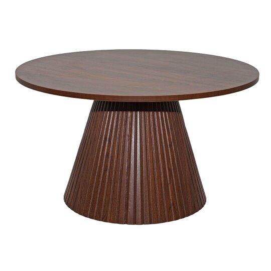 Table basse effet bois ronde Ø80 x 45 cm   