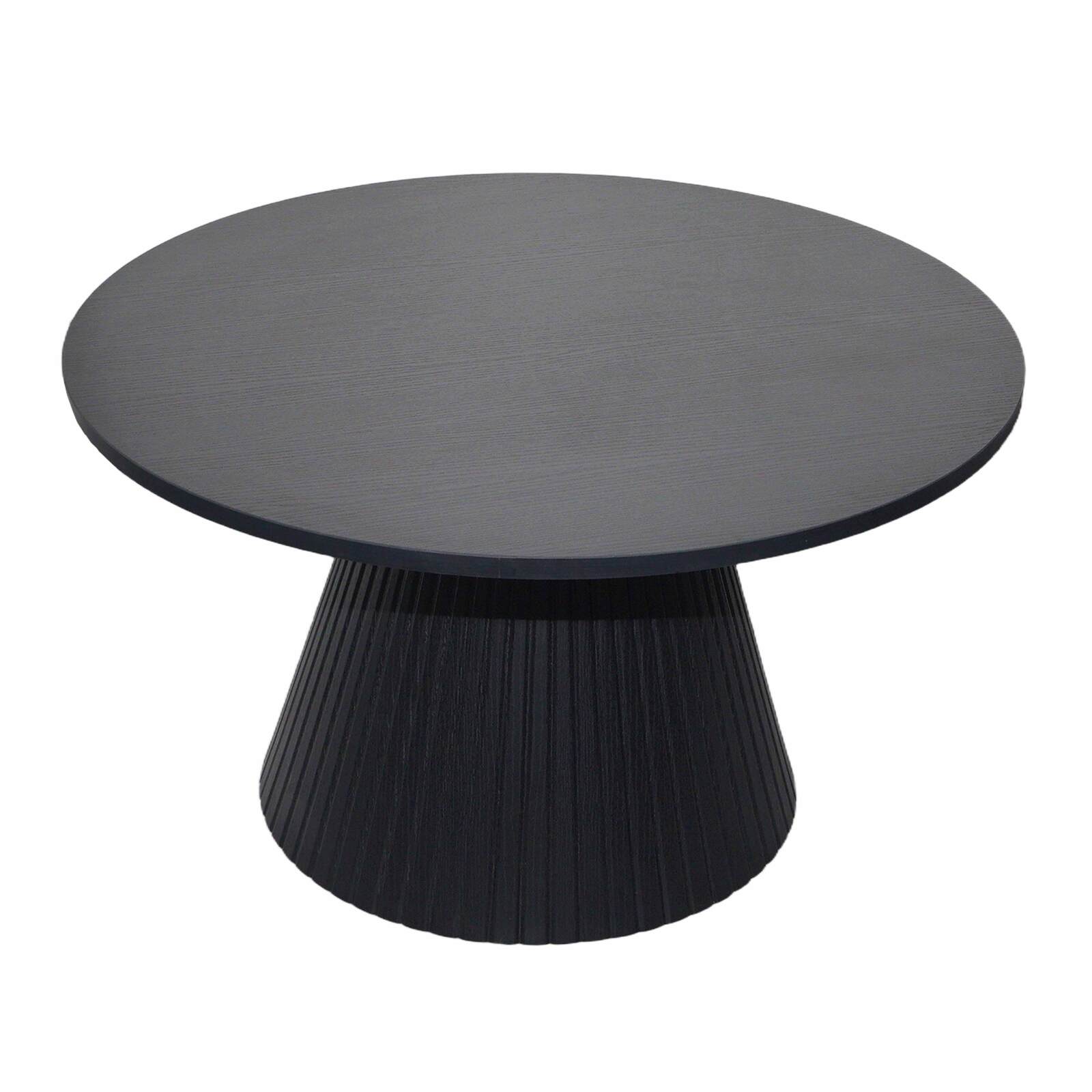 Table basse effet bois ronde Ø80 x 45 cm   