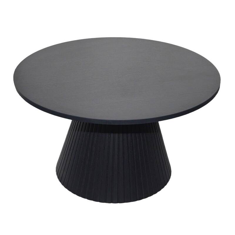 Table basse effet bois ronde Ø80 x 45 cm   