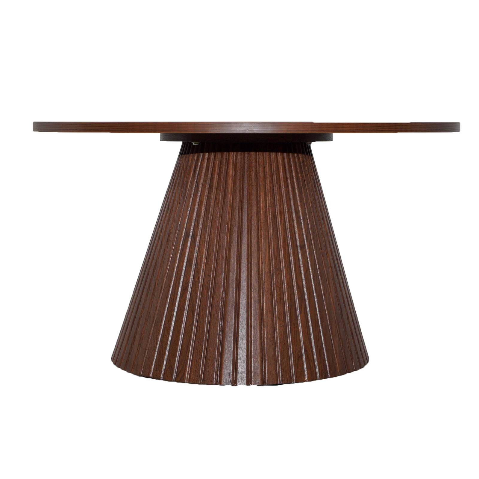 Table basse effet bois ronde Ø80 x 45 cm   