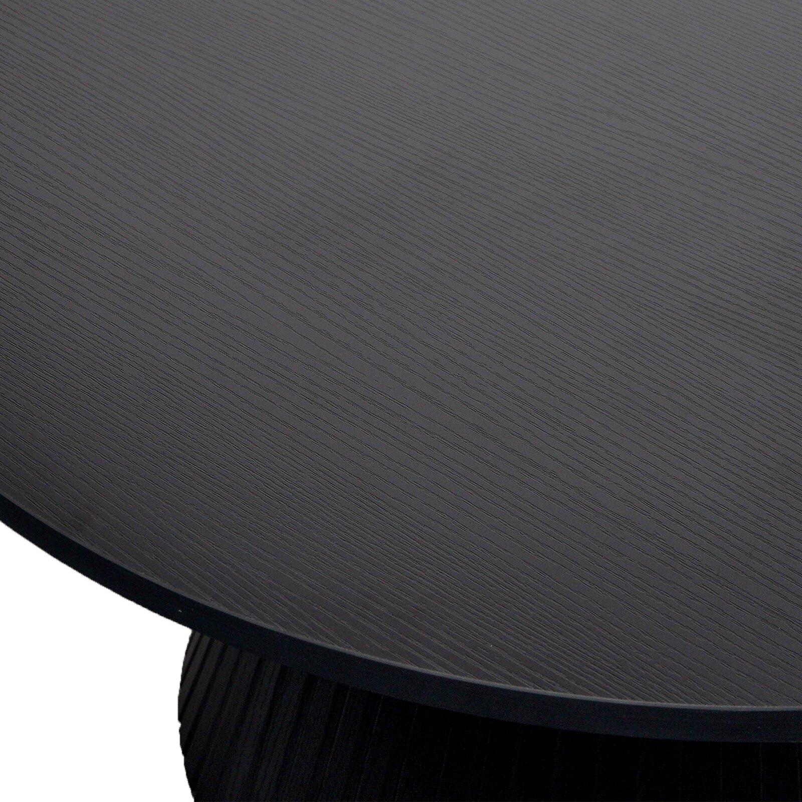 Table basse effet bois ronde Ø80 x 45 cm   