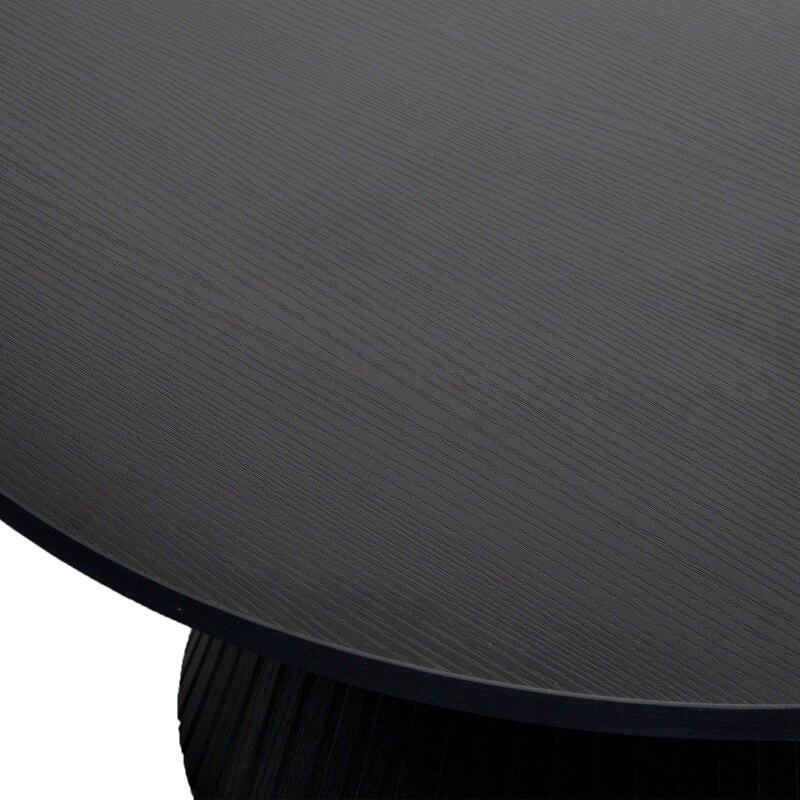 Table basse effet bois ronde Ø80 x 45 cm   