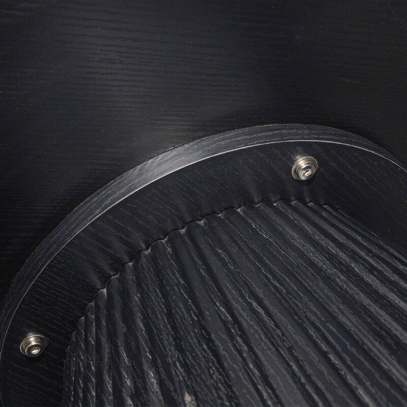 Table basse effet bois ronde Ø80 x 45 cm   