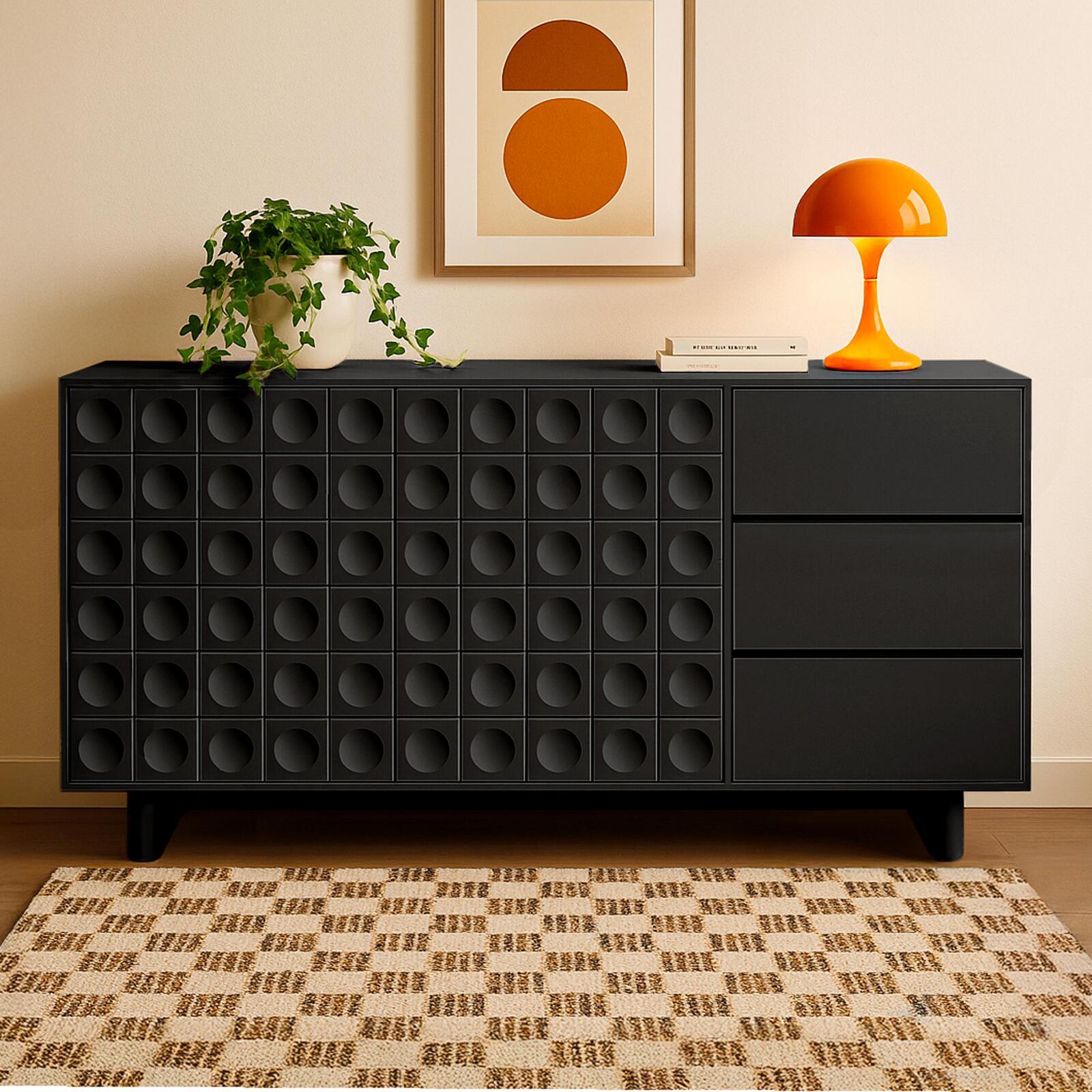 Buffet uni 2 portes 160 cm