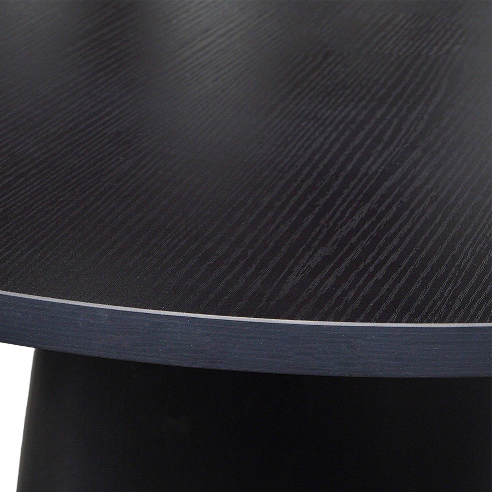 Table à manger ronde effet bois FSC® MIX 4 personnes