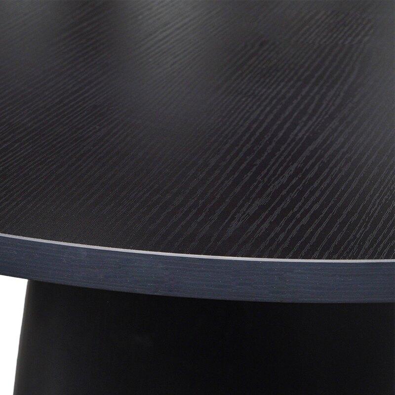 Table à manger ronde effet bois FSC® MIX 4 personnes