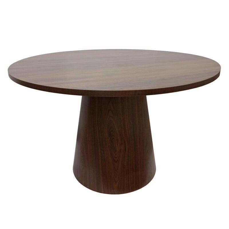 Table à manger ronde effet bois FSC® MIX 4 personnes