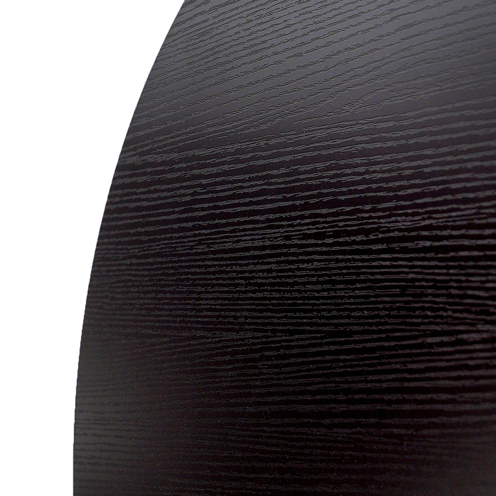 Table basse effet bois ovale 120x70x35 cm   