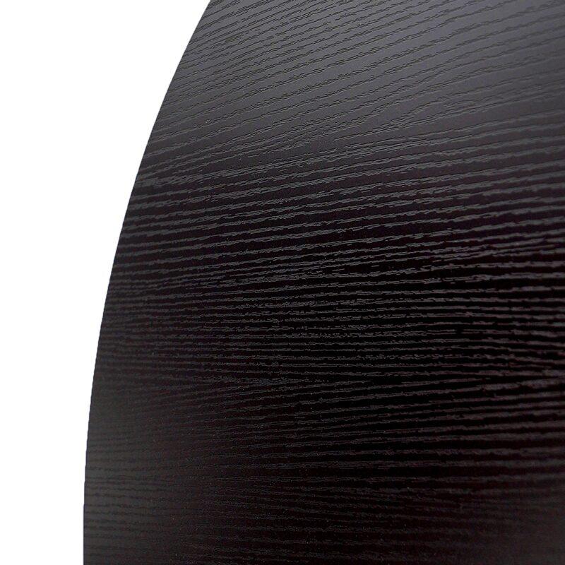 Table basse effet bois ovale 120x70x35 cm   