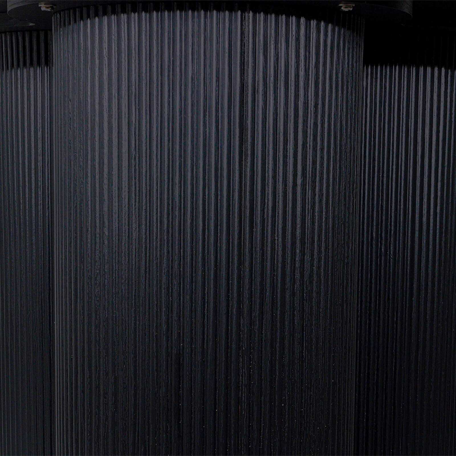 Table à manger ronde effet bois 4 personnes