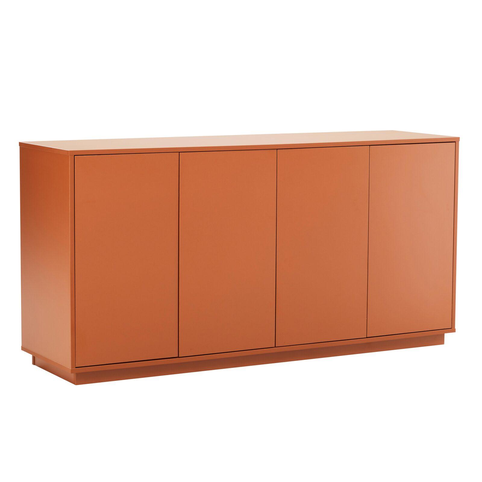 Buffet uni 4 portes 160 cm 