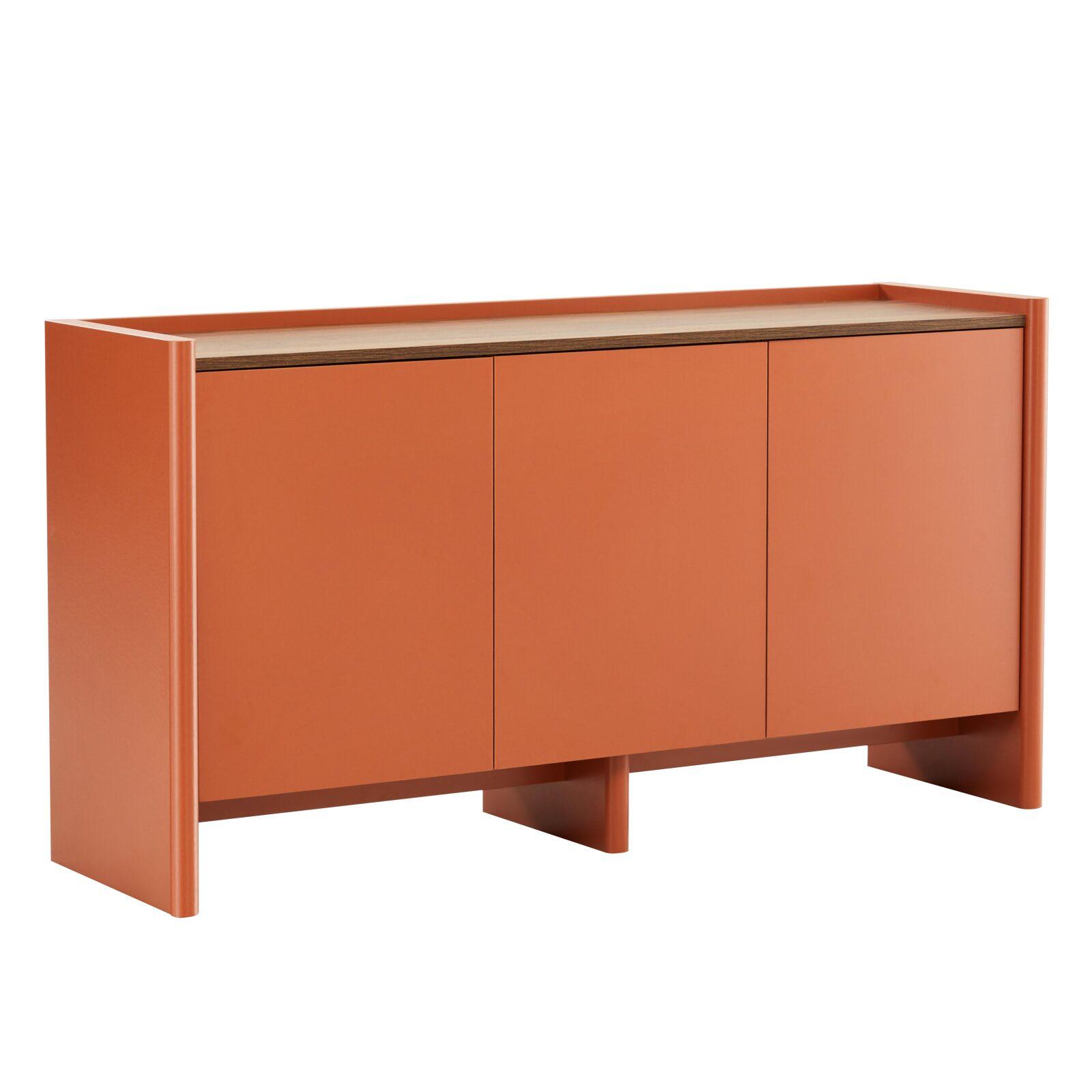 Buffet uni 3 portes 140 cm 