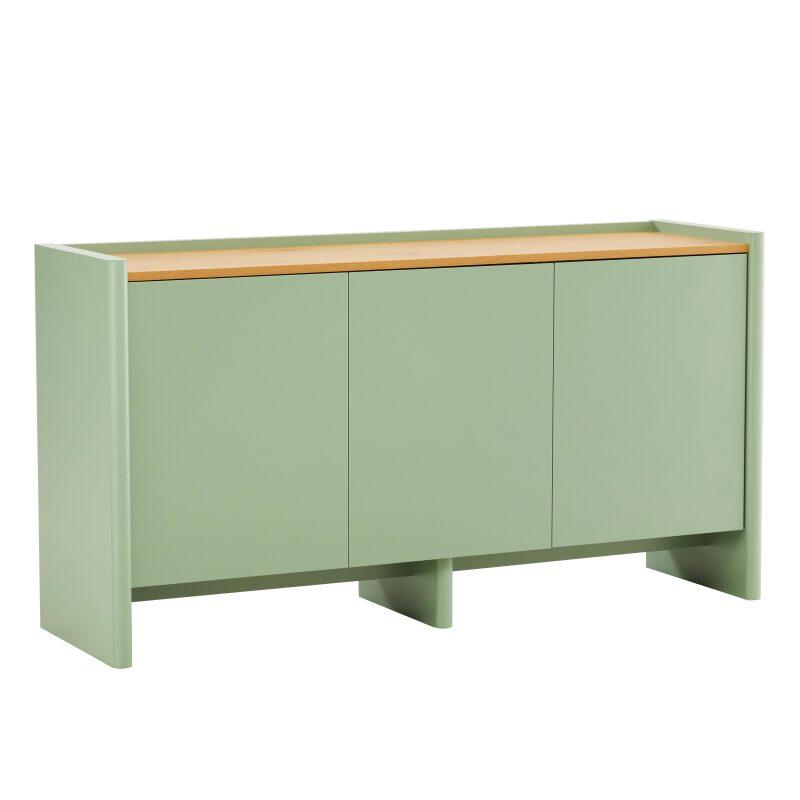 Buffet uni 3 portes 140 cm 