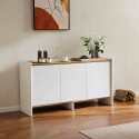 Buffet uni 3 portes 140 cm 