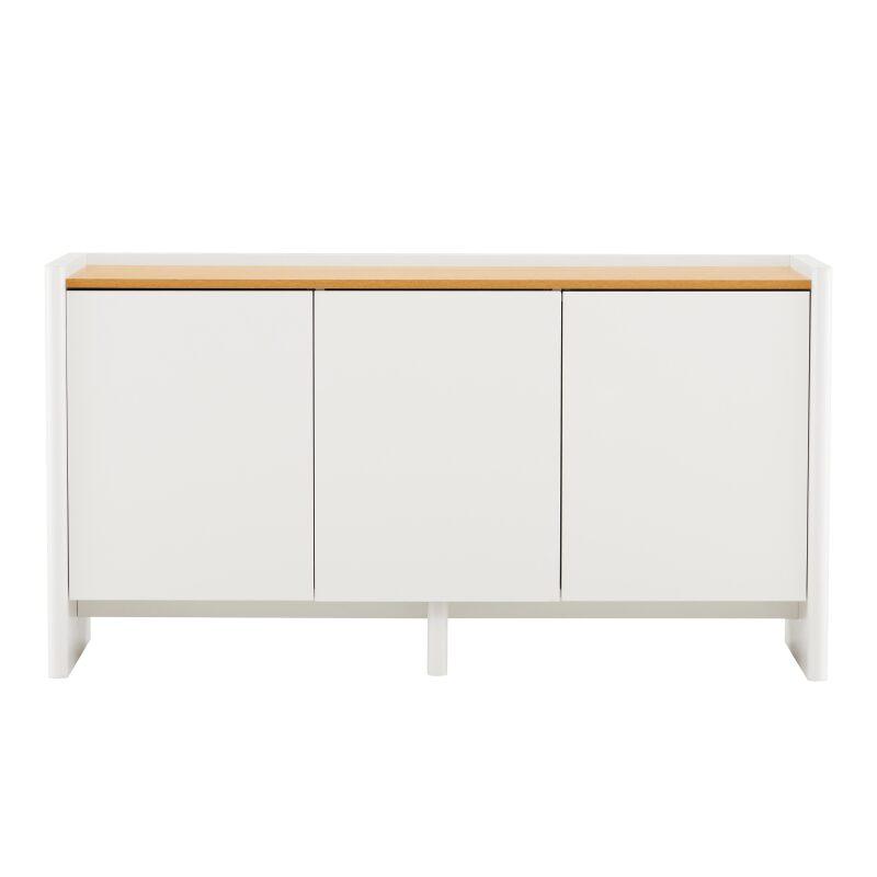 Buffet uni 3 portes 140 cm 