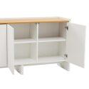 Buffet uni 3 portes 140 cm 