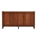 Buffet effet bois 3 portes 140 cm 